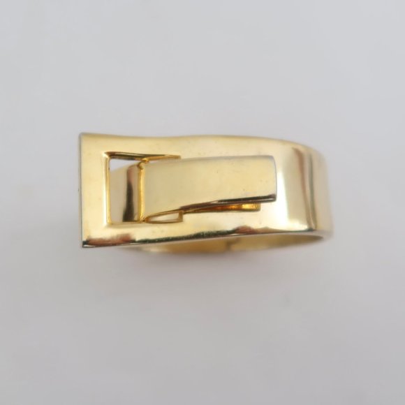 Buckle front hinged cuff bracelet - Picture 3 of 5